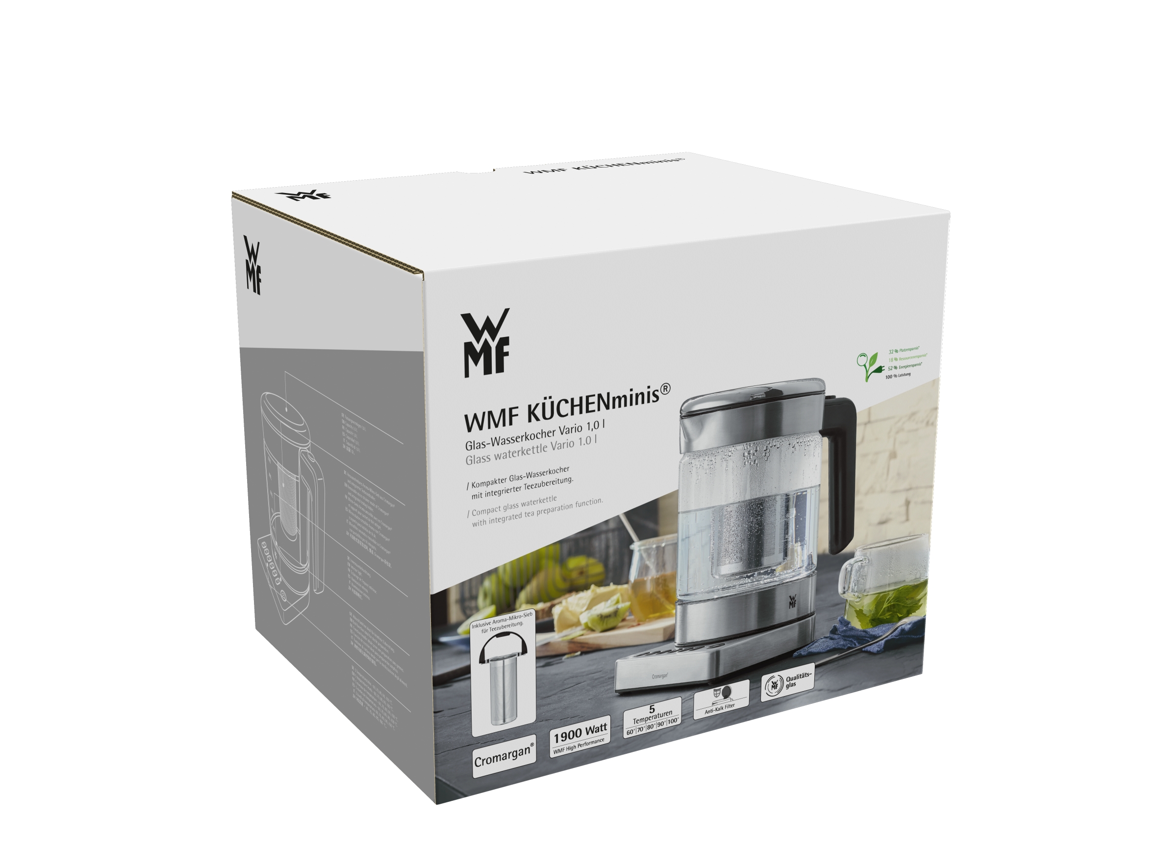 WMF KITCHENminisⓇ Su Isıtıcısı + Çay Makinesi - 1 lt