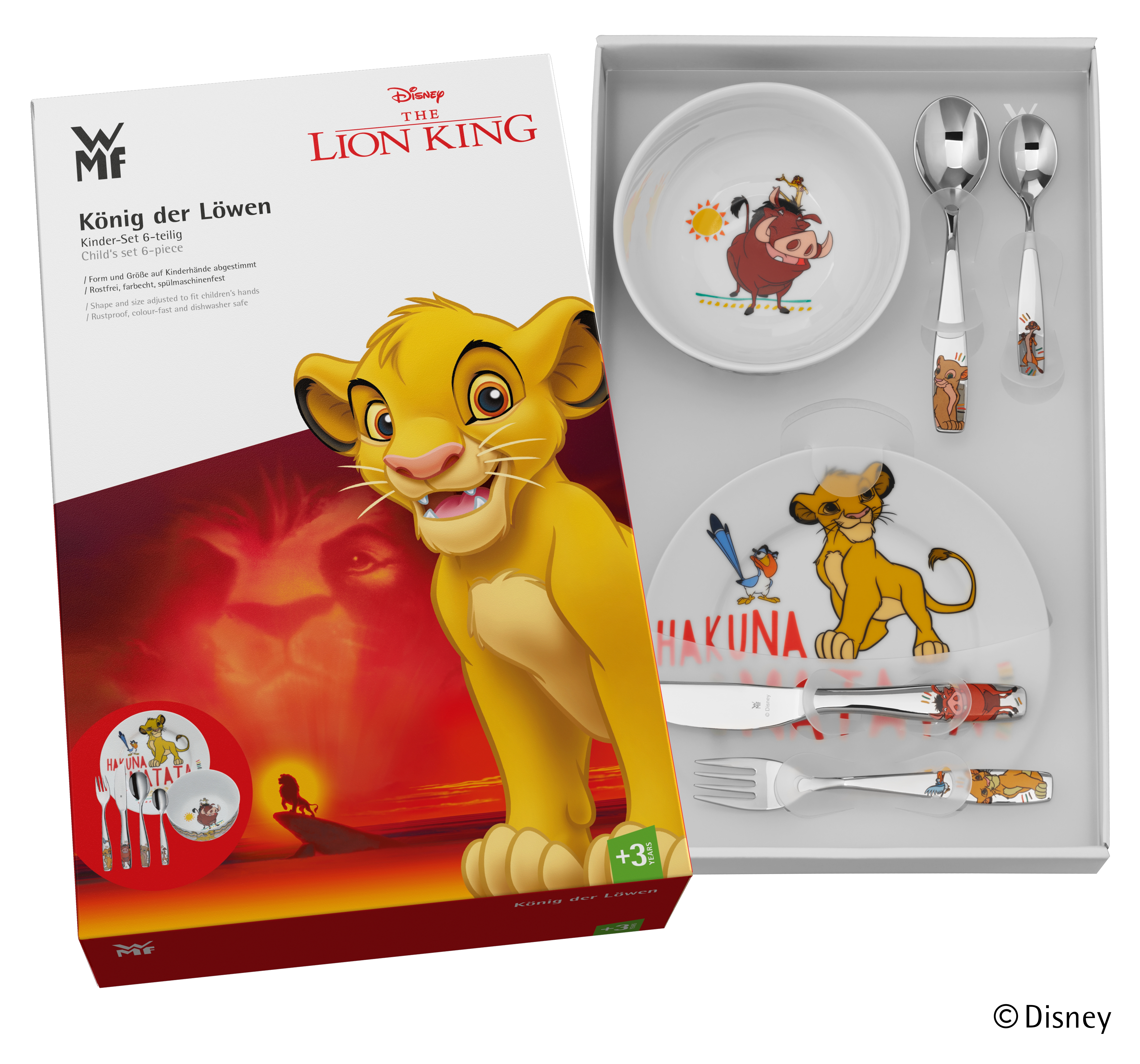 WMF Çocuk Yemek Seti 6'lı Lion King