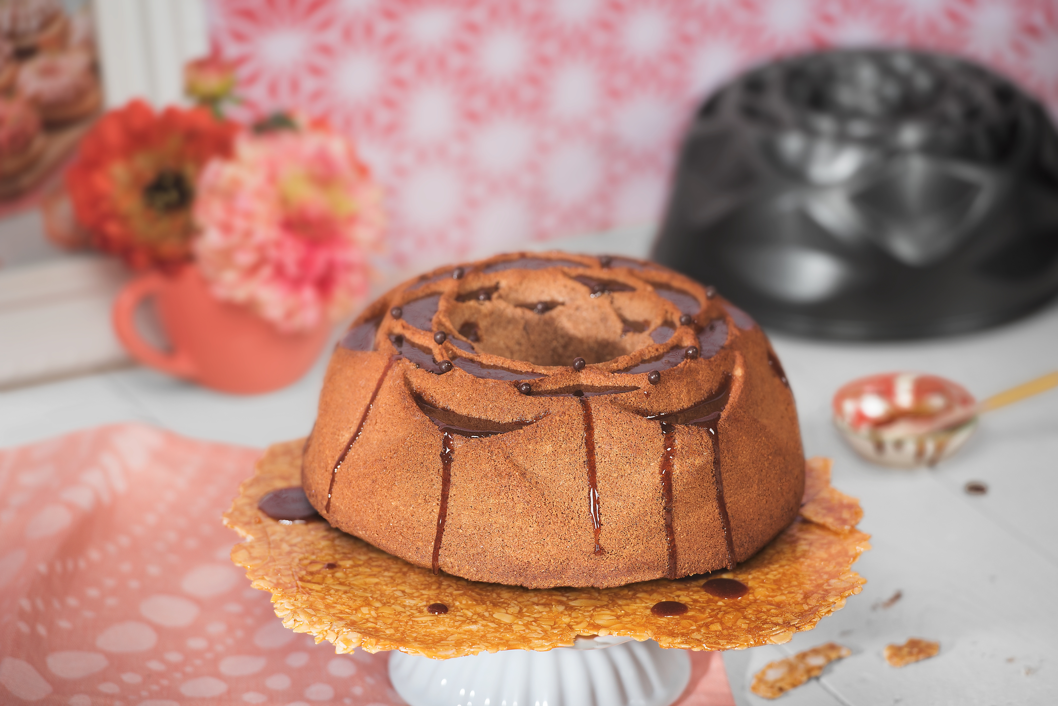 Kaiser Borulu Floral 25cm Kek Kalıbı: İlham dolu kekler ve pastalar